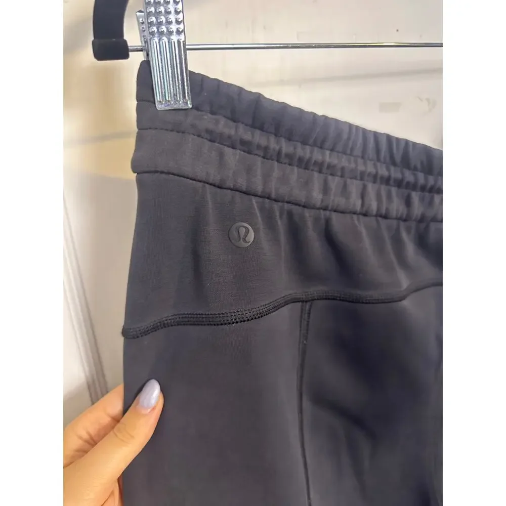Lululemon Softstreme High-Rise Straight Leg Crop, Black, Size 10